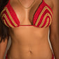 Bikini Diamantina Rojo